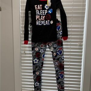 NWT The Children's Place Sports Pajama Set